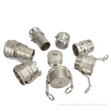 Pipe Camlock Fittings Stainless Steel Casting Quick Female Camlock Coupling